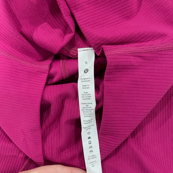 Lululemon align ribbed leggings 28” - Picture 4 of 6